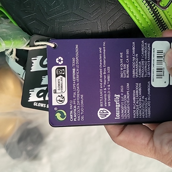 Beetlejuice Carousel Mini Backpack/Card Holder Bundle - Picture 7 of 14